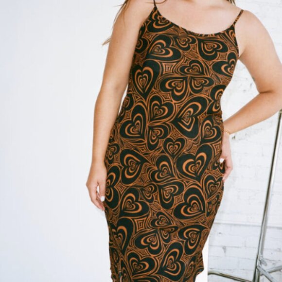 Lisa Says Gah Slip Midi Dress - Picture 1 of 3